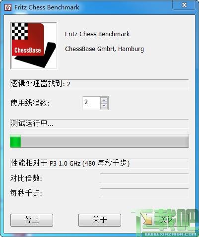 Fritz Chess Benchmark,CPU测试
