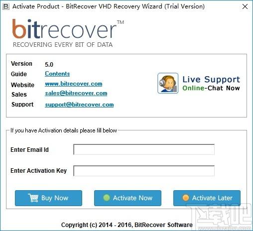 BitRecover VHD Recovery Wizard下载,VHD数据恢复软件,数据恢复