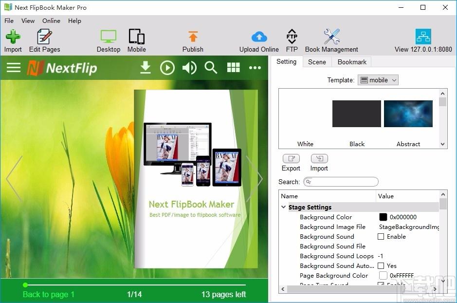 Next FlipBook Maker Pro下载,HTML5翻页制作软件